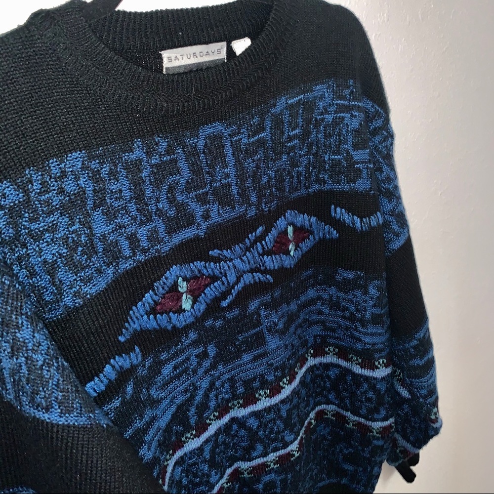 Vintage patterned sweater good condition - Picture 3 of 8